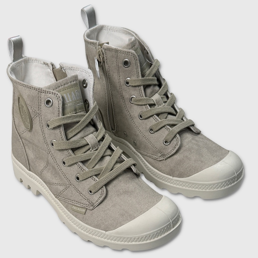 Palladium Pampa Zip Sneaker Boots / Shoes - NEW Womens 8 Desert Wash #48930-OF - Picture 2 of 5